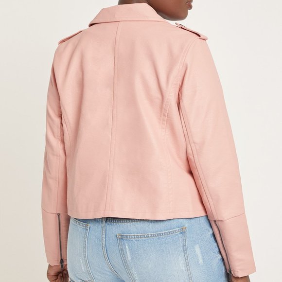 eloquii leather jacket